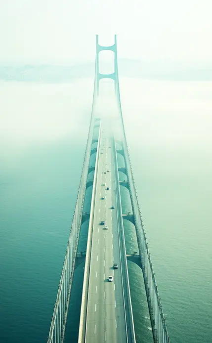 minimalist-photorealistic-bridge-road 2